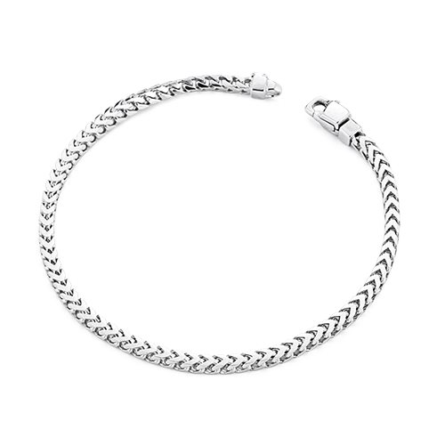 Bracelet Marcello Pane Man in Silver BRSS 042 - BRSS 042